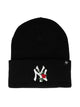 BONNET EN TRICOT 47 NEW YORK YANKEES - NOIR/BLANC