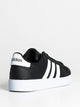 ADIDAS MENS ADIDAS GRAND COURT 2.0 SNEAKER - CORE BLACK/CLOUD WHITE - Boathouse