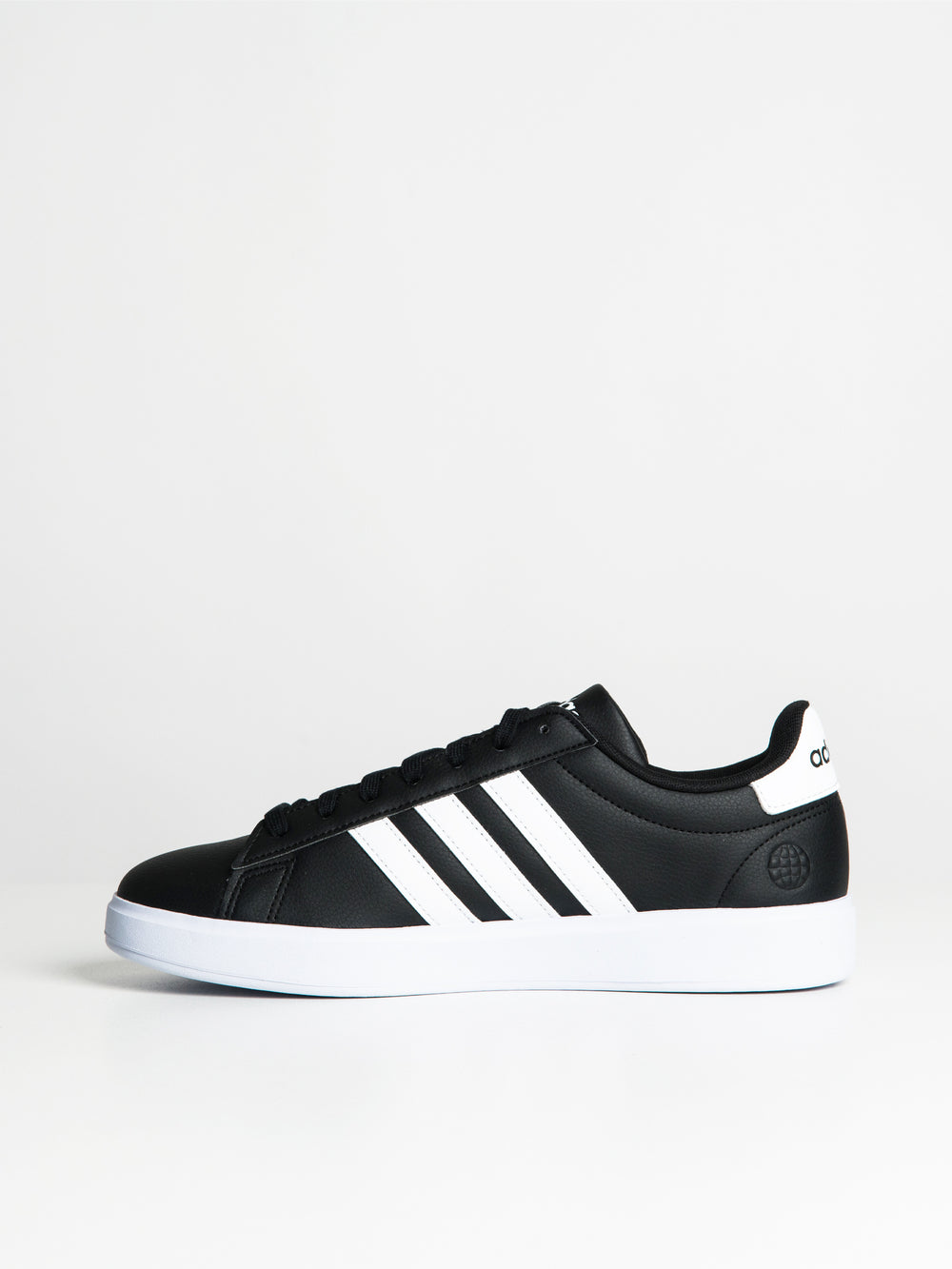 MENS ADIDAS GRAND COURT 2.0 SNEAKER - CORE BLACK/CLOUD WHITE
