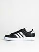 ADIDAS MENS ADIDAS GRAND COURT 2.0 SNEAKER - CORE BLACK/CLOUD WHITE - Boathouse