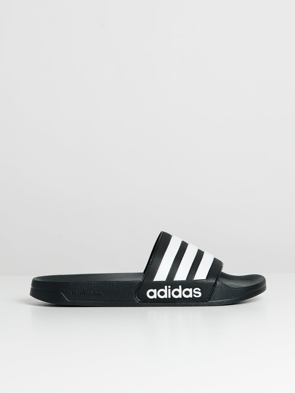 MENS ADIDAS ADILETTE SHOWER SLIDES - CORE BLACK/CLOUD WHITE