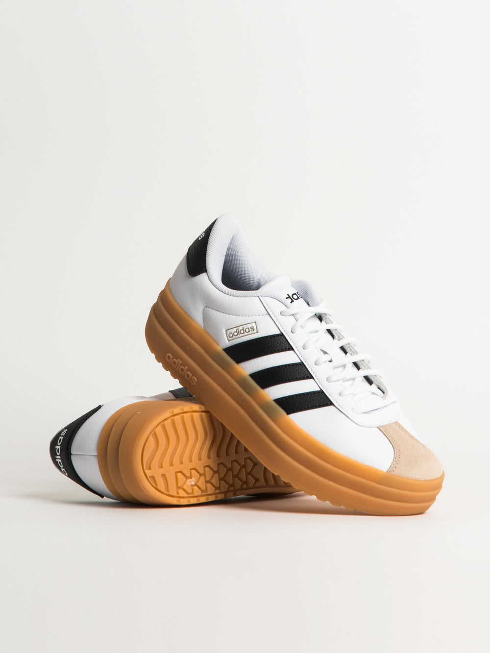 WOMENS ADIDAS VL COURT BOLD - CLOUD WHITE/CORE BLACK/WONDER BEIGE