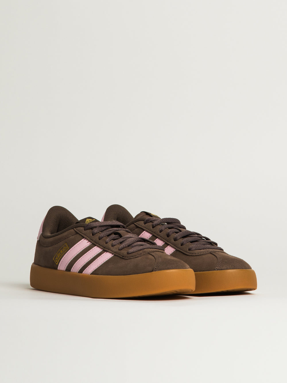 WOMENS ADIDAS VL COURT 3.0 - BROWN/PINK