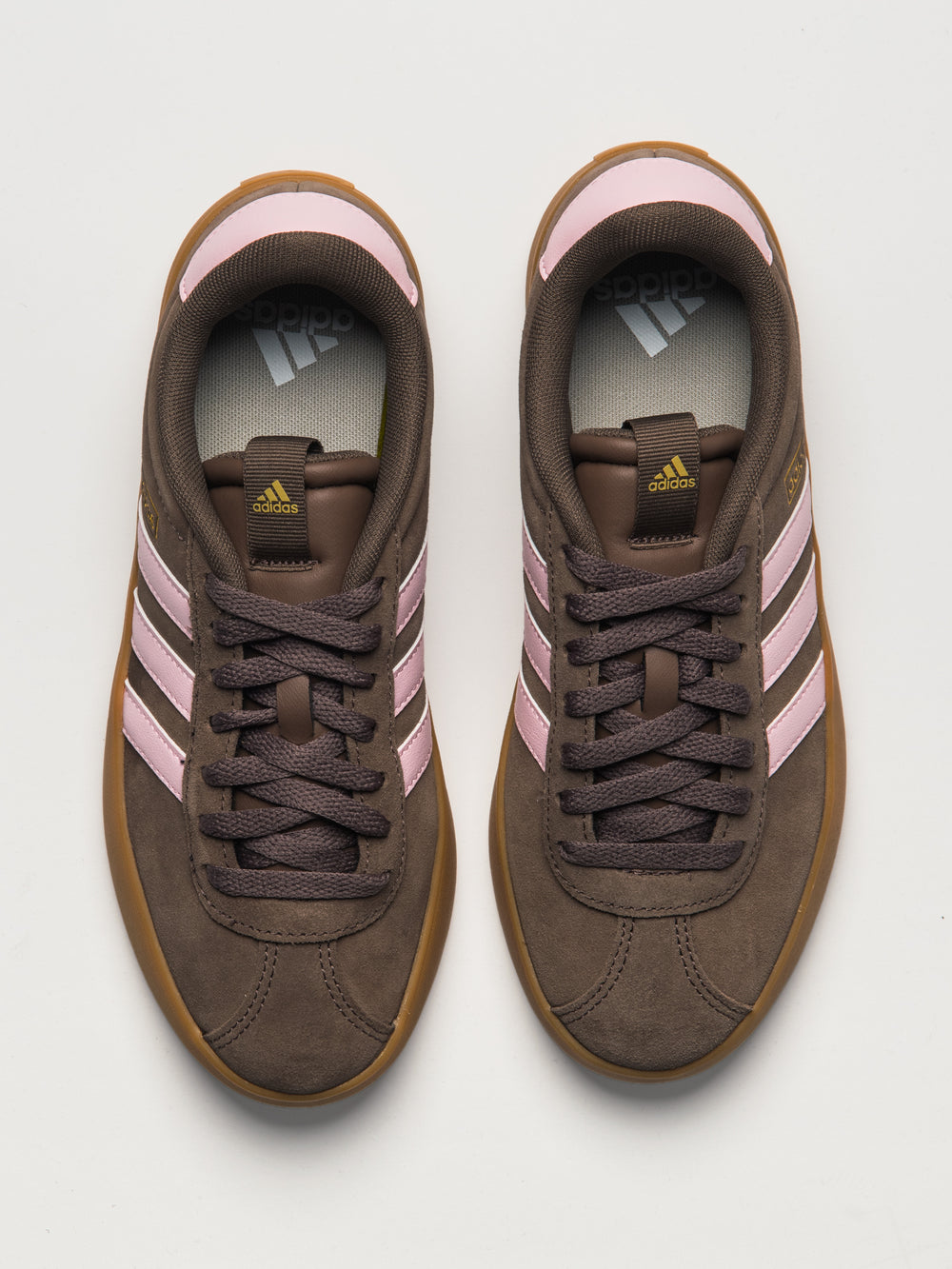ADIDAS VL COURT 3.0 FEMME - BRUN/ ROSE
