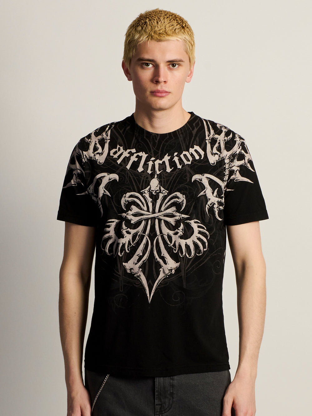 AFFLICTION SKELETON T-SHIRT