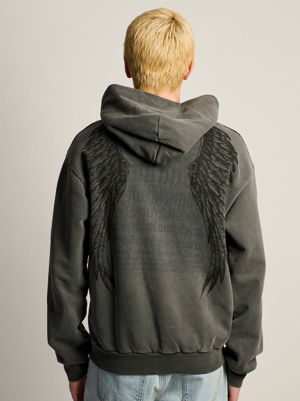 AFFLICTION BIRDS OF PREY PULLOVER HOODIE