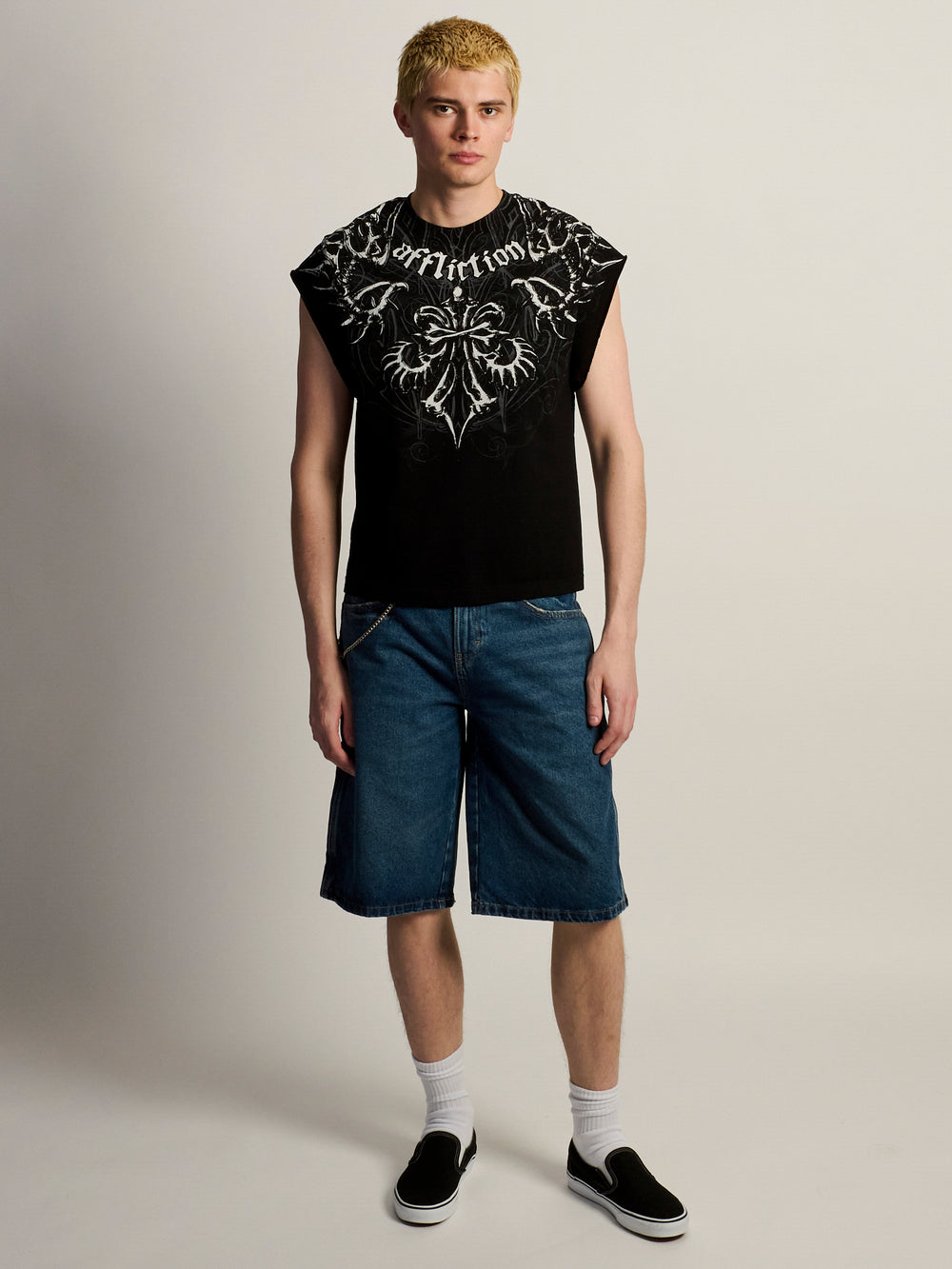 AFFLICTION SKELETON MUSCLE TANK