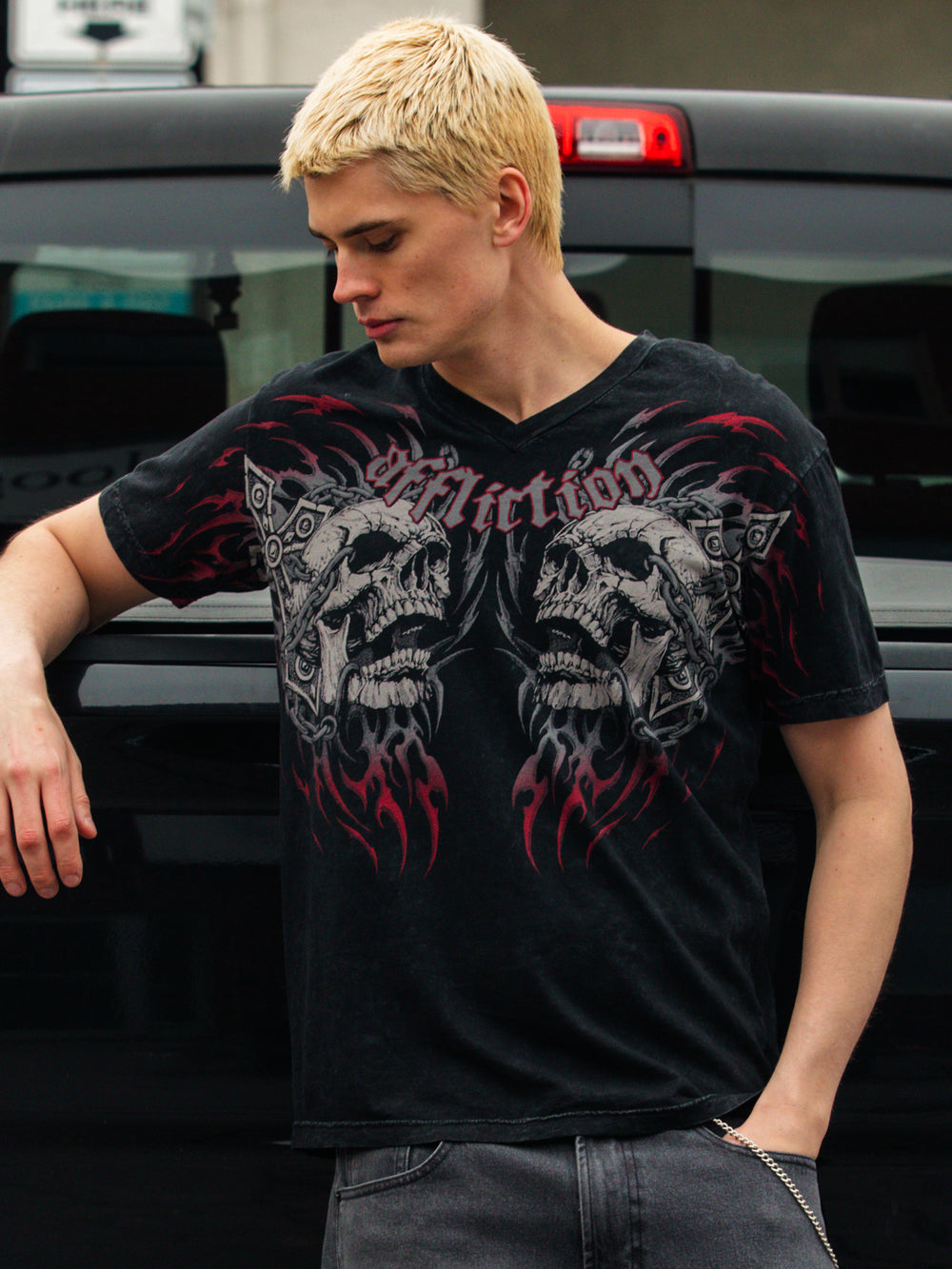 AFFLICTION DESTRUCTION T-SHIRT