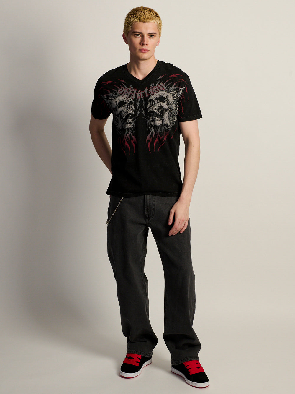 AFFLICTION DESTRUCTION T-SHIRT