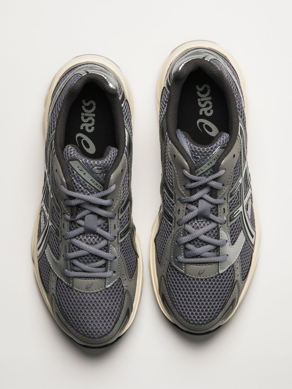 ASICS GEL 1130 HOMME - GRIS ARGILE/ARGENT PUR