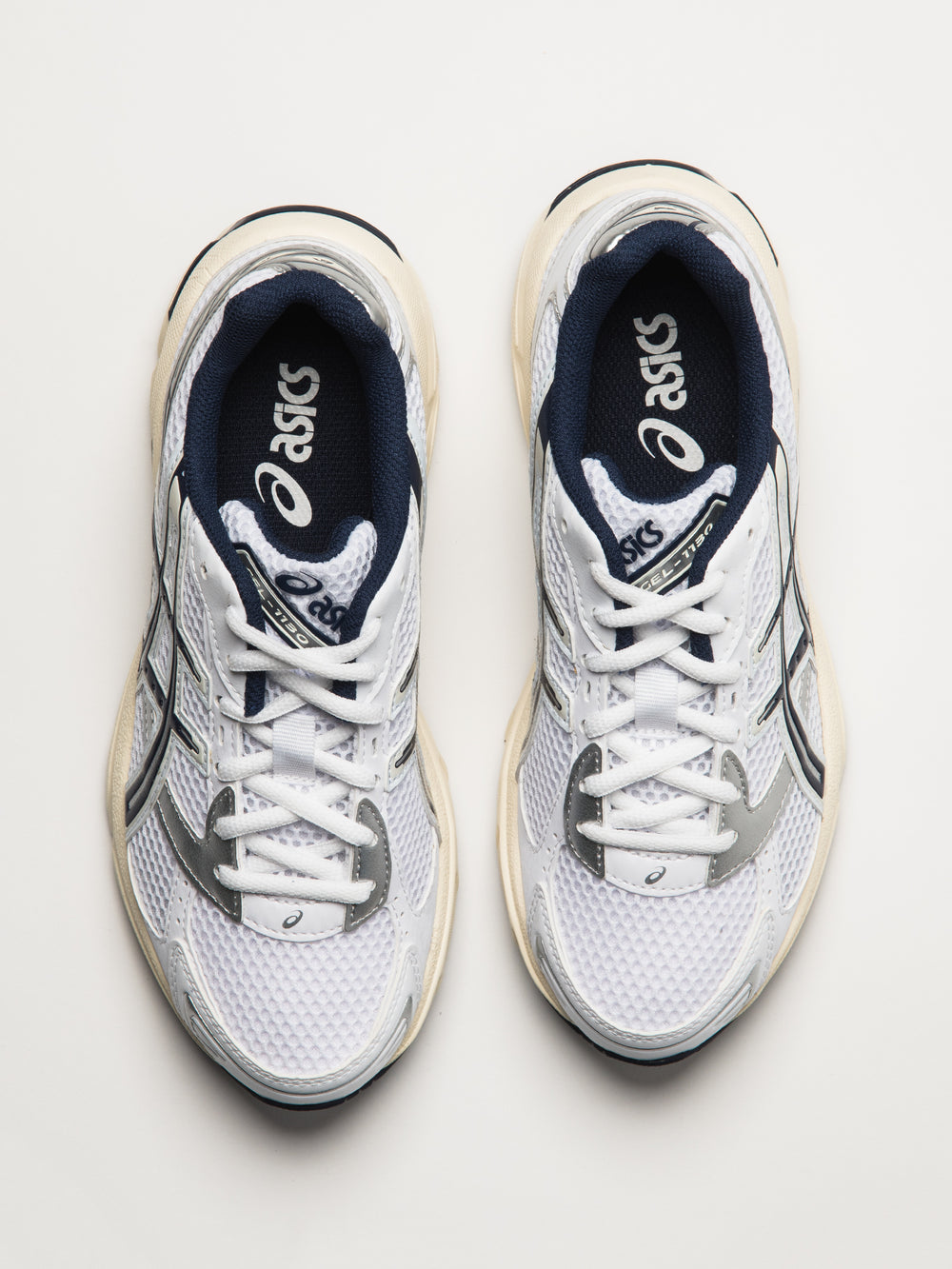 WOMENS ASICS GEL 1130 - WHITE/NAVY