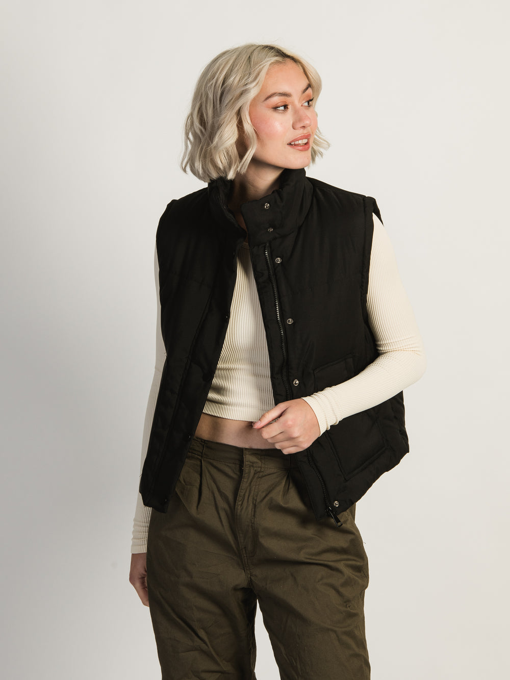 AZALEA WANG BILLIE INSULATED VEST - CLEARANCE