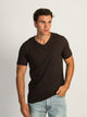 BOATHOUSE ESSENTIALS VICTOR V-NECK TEE- BROWN - CLEARANCE - Boathouse