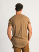 BOATHOUSE ESSENTIALS LONGLINE TEE - BEIGE - CLEARANCE - Boathouse