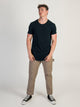 BOATHOUSE ESSENTIALS LONGLINE TEE - NAVY - CLEARANCE - Boathouse
