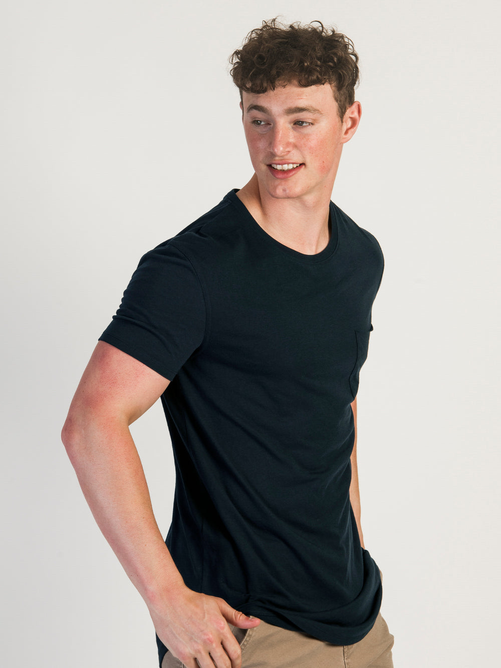 TEE-SHIRT LONGLINE - MARINE