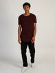 BOATHOUSE ESSENTIALS LONGLINE TEE - PORT - CLEARANCE - Boathouse