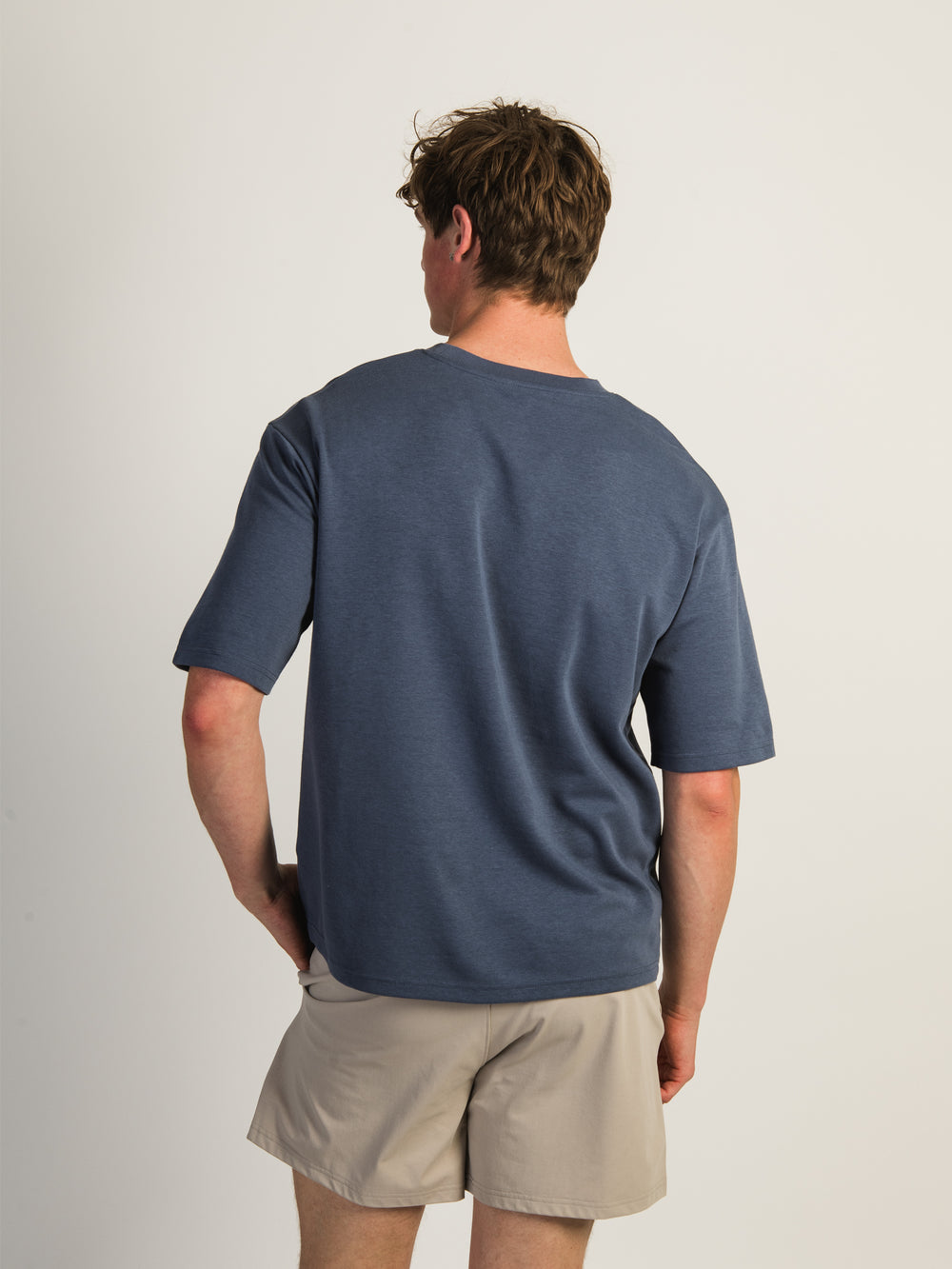 KOLBY KEEP COOL BOXY FIT TEE - VINTAGE BLUE