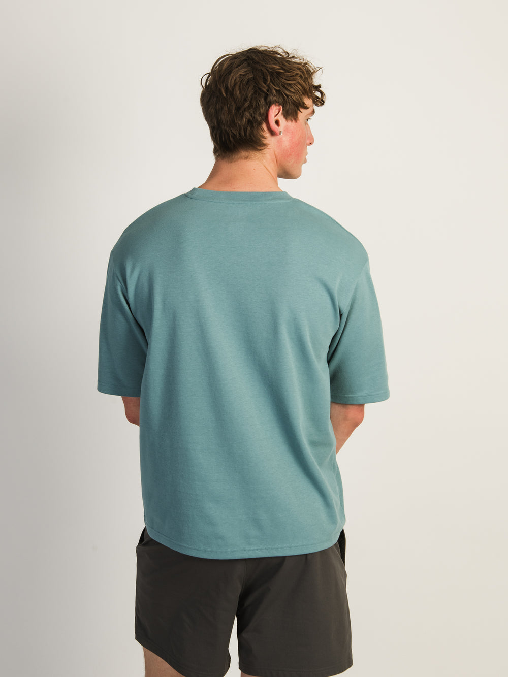 KOLBY KEEP COOL BOXY FIT TEE - TEAL