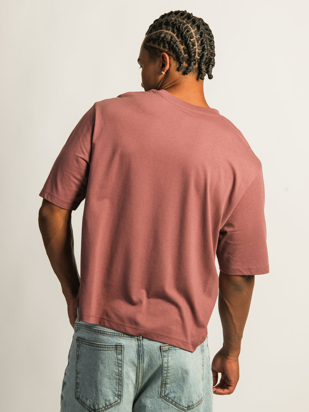KOLBY SHORT CUT TEE - BORDEAUX