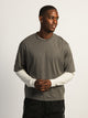 BOATHOUSE ESSENTIALS KOLBY SHORT CUT TEE- CHARCOAL - Boathouse