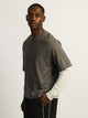 BOATHOUSE ESSENTIALS KOLBY SHORT CUT TEE- CHARCOAL - Boathouse