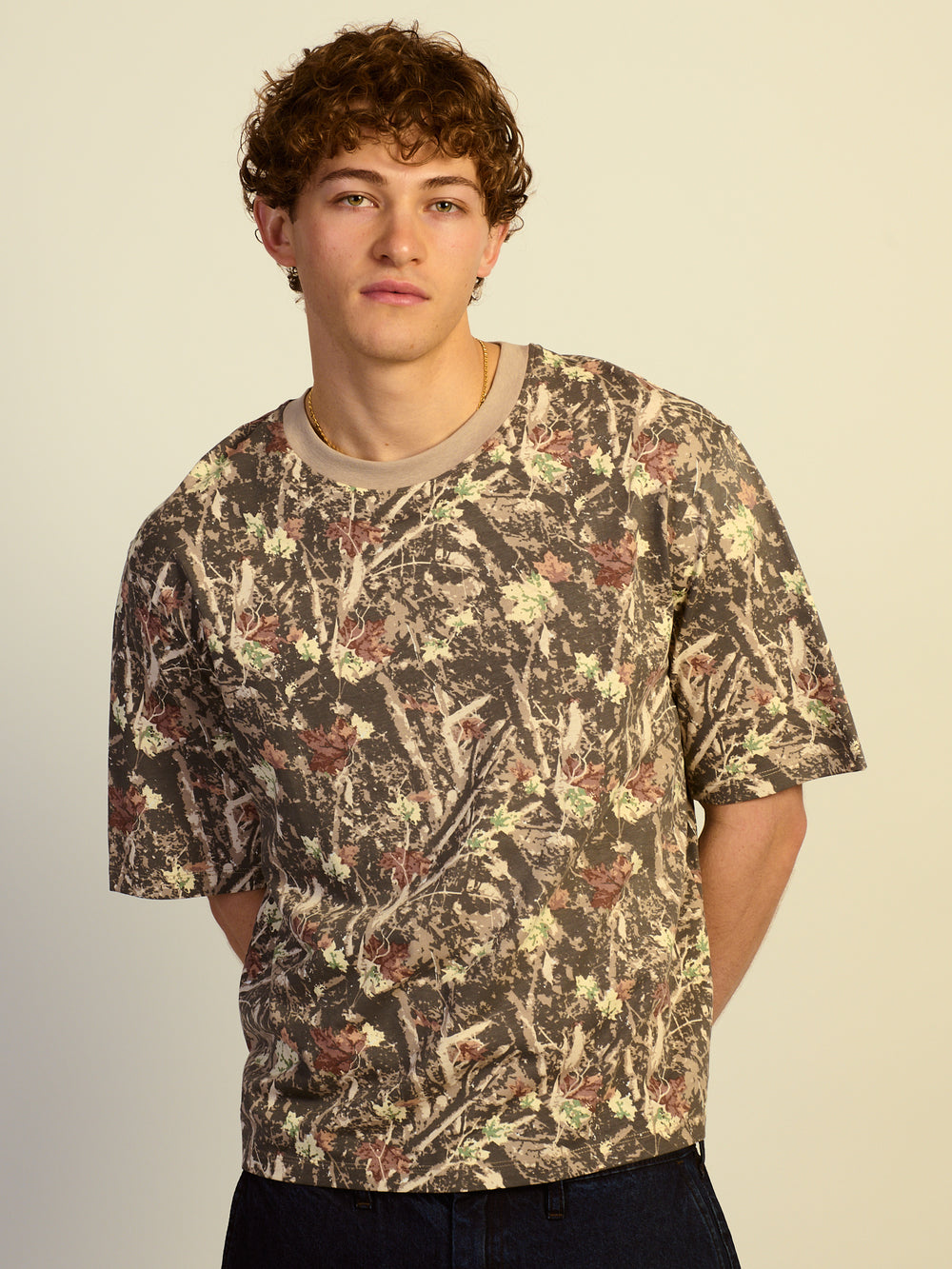 SHORT CUT TEE - CAMOUFLAGE