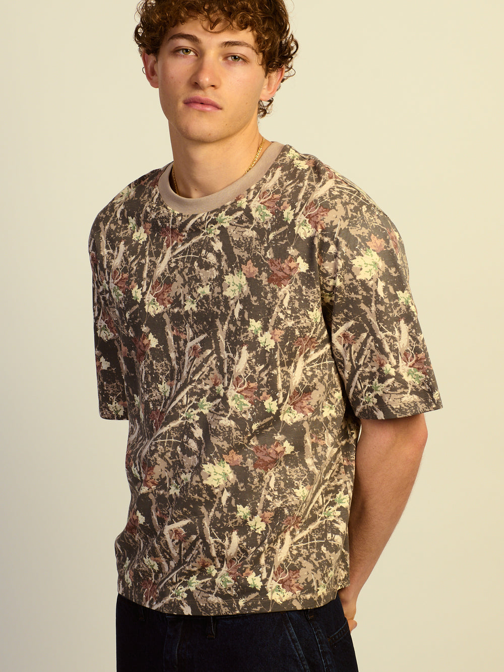 SHORT CUT TEE - CAMOUFLAGE