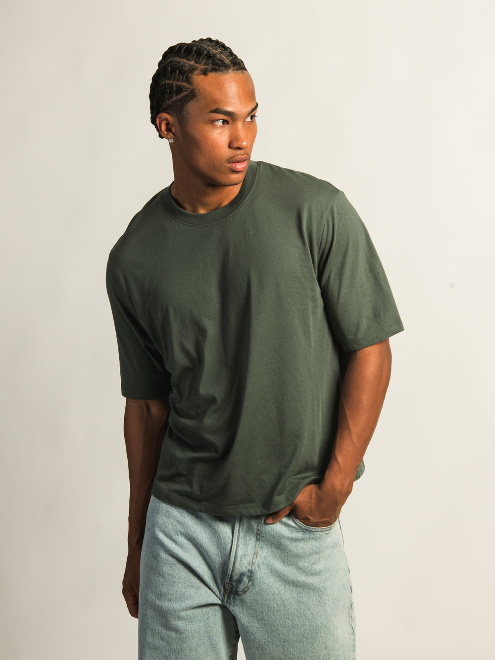 KOLBY SHORT CUT TEE - GREEN