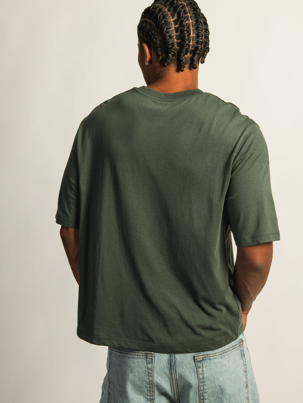 BOATHOUSE ESSENTIALS KOLBY SHORT CUT TEE - GREEN - Boathouse