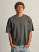 BOATHOUSE ESSENTIALS SHORT CUT TEE - HEATHER CHOCOLATE - Boathouse