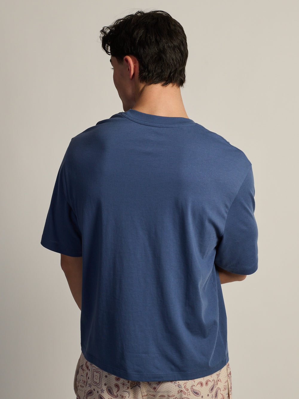 SHORT CUT TEE - VINTAGE BLUE