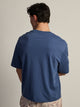 SHORT CUT TEE - VINTAGE BLUE