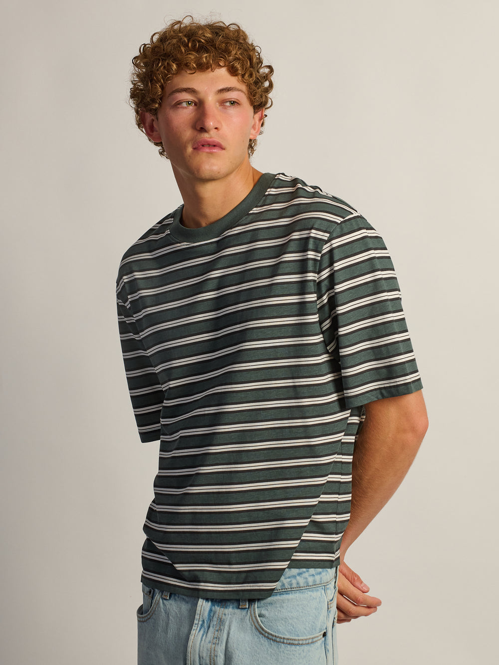 SHORT CUT TEE - FOREST