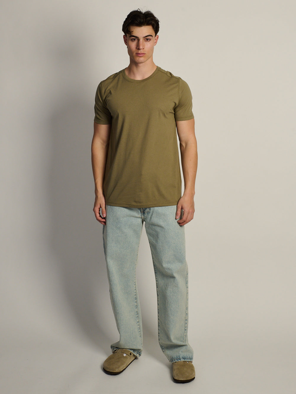 VICTOR CREWNECK TEE - ARMADILLO