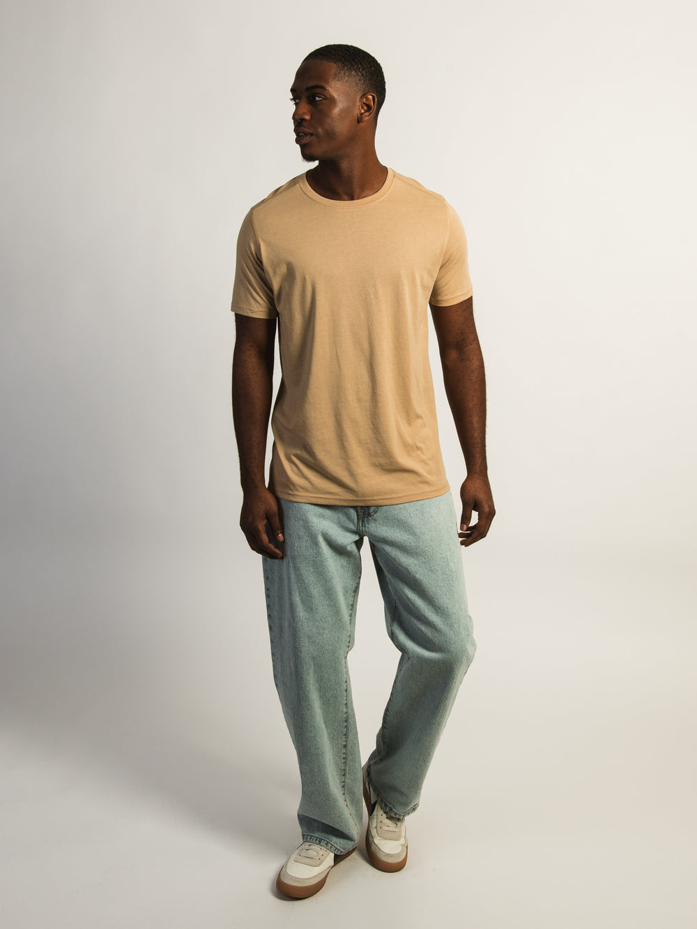 T-SHIRT RAS DU COU VICTOR - BEIGE