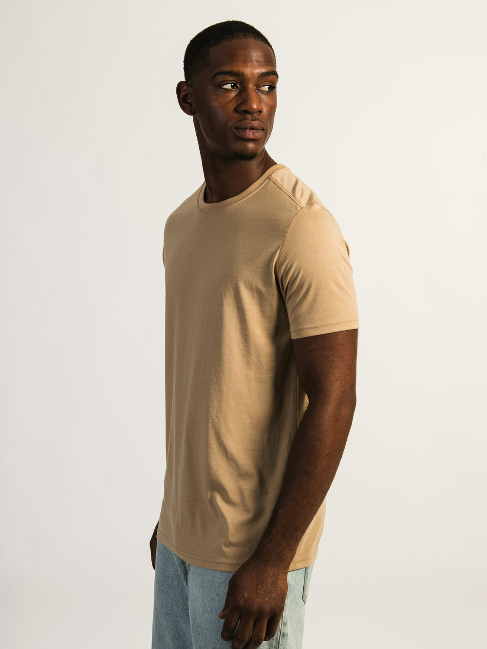 T-SHIRT RAS DU COU VICTOR - BEIGE