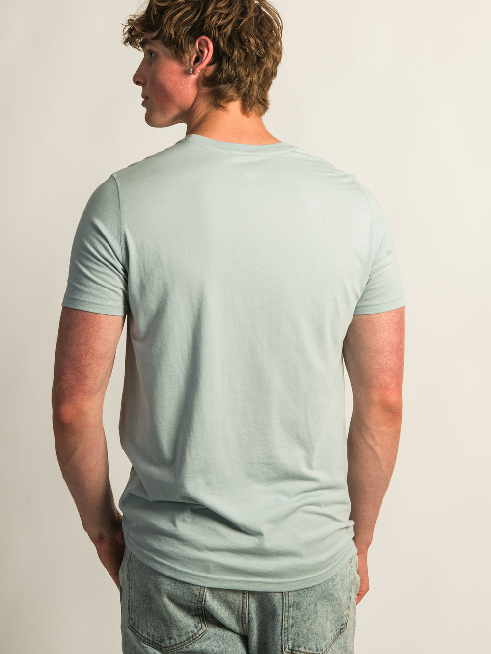 T-SHIRT RAS DU COU VICTOR - CEMENT