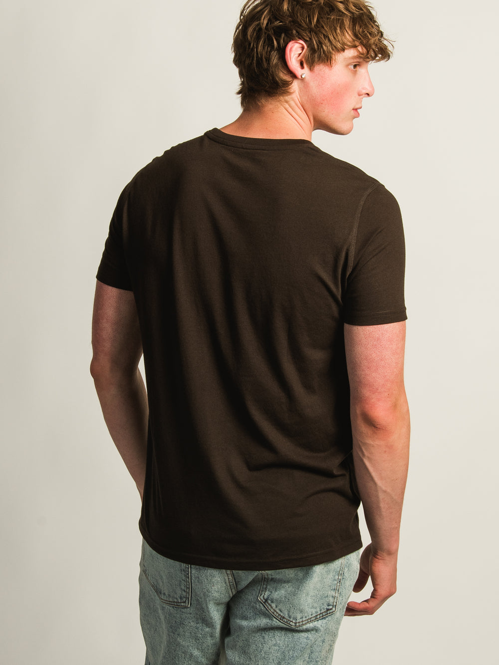 T-SHIRT RAS DU COU VICTOR - CHOCOLAT