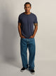 BOATHOUSE ESSENTIALS VICTOR CREWNECK - CARBON MAROON NAVY - Boathouse