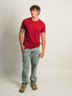 BOATHOUSE ESSENTIALS VICTOR CREWNECK - CRANBERRY - Boathouse