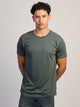 BOATHOUSE ESSENTIALS VICTOR CREWNECK TEE - FOREST WASH - Boathouse