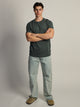 BOATHOUSE ESSENTIALS VICTOR CREWNECK TEE - FOREST WASH - Boathouse