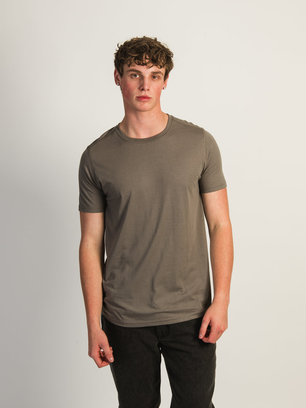 VICTOR CREWNECK TEE - MINERAL