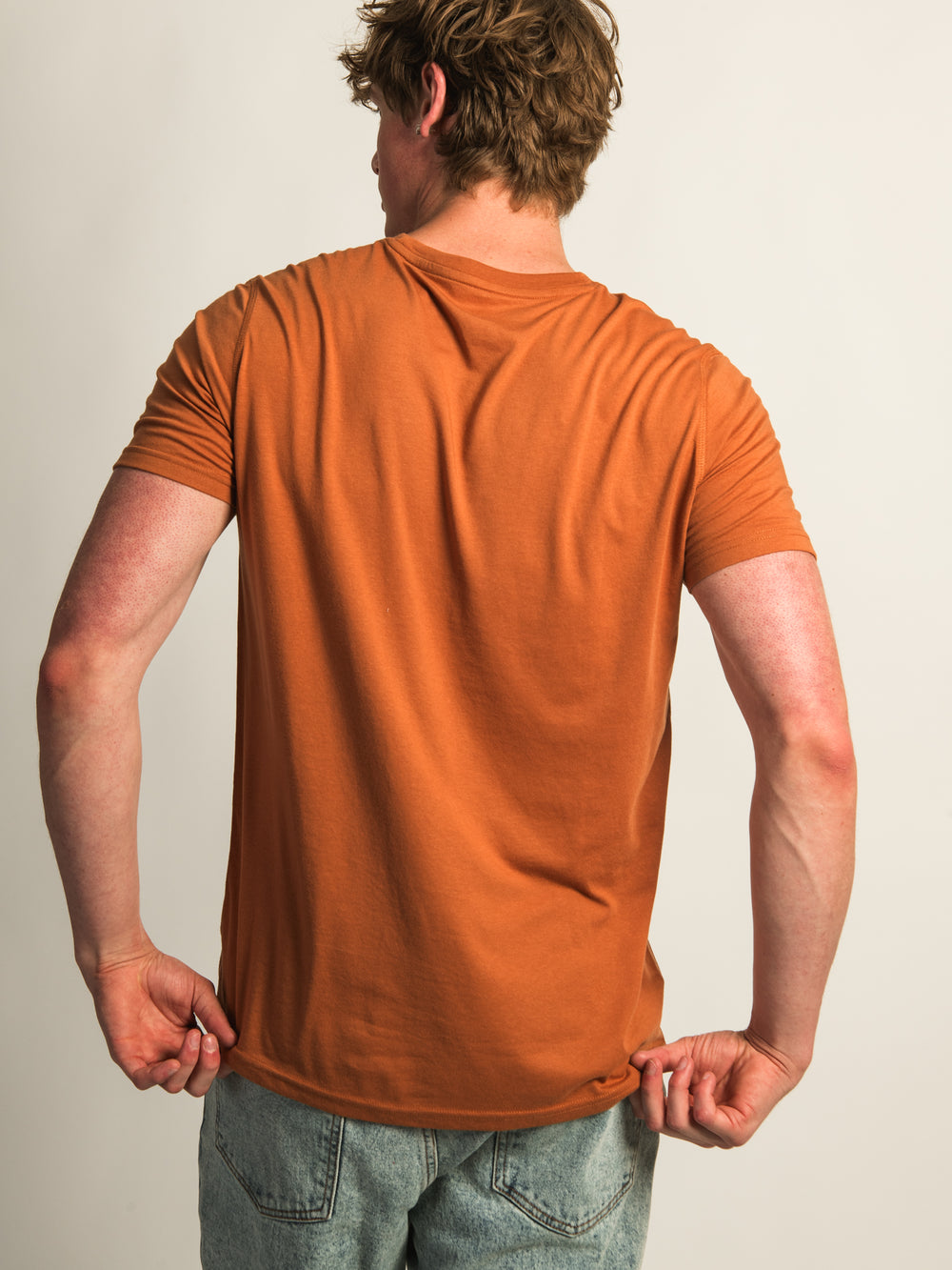 T-SHIRT RAS DU COU VICTOR - OCHRE