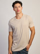 BOATHOUSE ESSENTIALS VICTOR CREWNECK TEE - PEBBLE - Boathouse