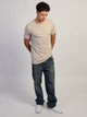 BOATHOUSE ESSENTIALS VICTOR CREWNECK TEE - PEBBLE - Boathouse