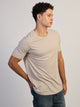 BOATHOUSE ESSENTIALS VICTOR CREWNECK TEE - PEBBLE - Boathouse