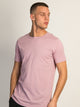 BOATHOUSE ESSENTIALS VICTOR CREWNECK TEE - DUSTY ROSE - Boathouse