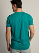 BOATHOUSE ESSENTIALS VICTOR CREWNECK TEE - TEAL - Boathouse